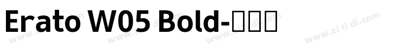 Erato W05 Bold字体转换